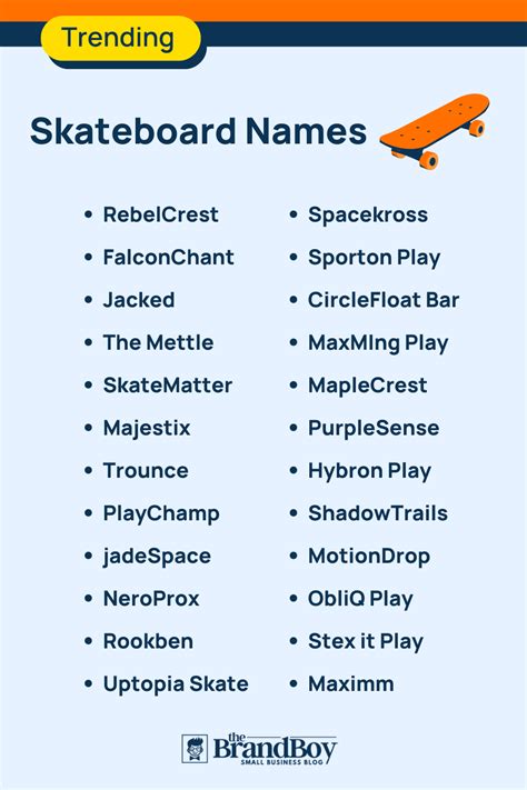 Skateboard Youtube Name Generator (Instant Ideas) 